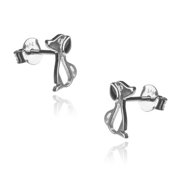 ankabizuteria.pl Kolczyki srebrne dla dziewczynki PIESKI