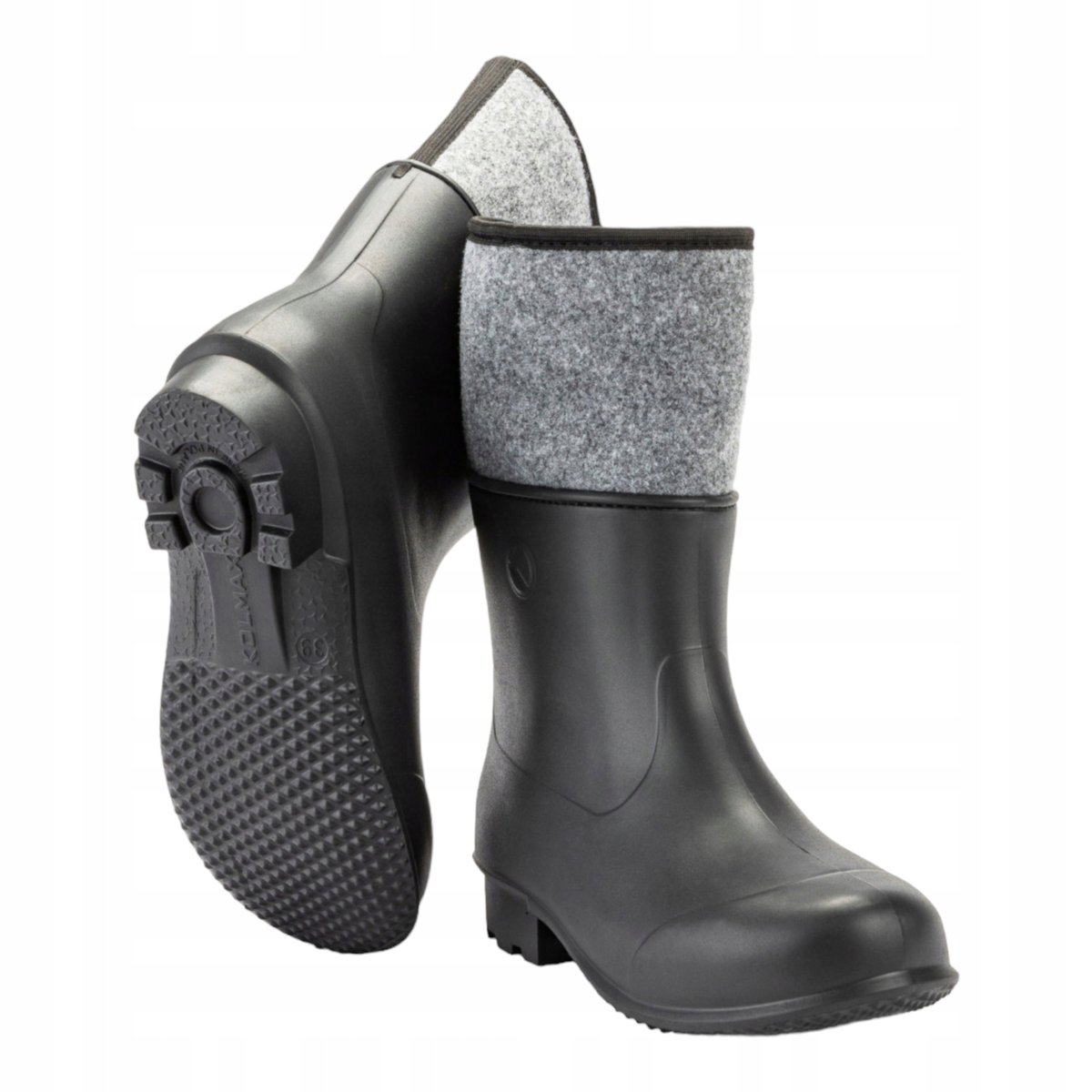 GUMOFILCE PIANKOWE Damskie KALOSZE Wodoodporne Buty Wsuwane KOLMAX r. 42