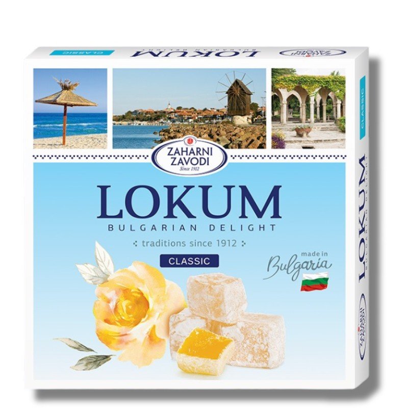 Lokum - Bulgarian Delight - Bułgarska galaretka smak classic/naturalny