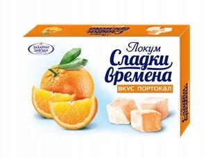 Lokum - Bulgarian Delight - Bułgarska galaretka o smaku Pomarańczy