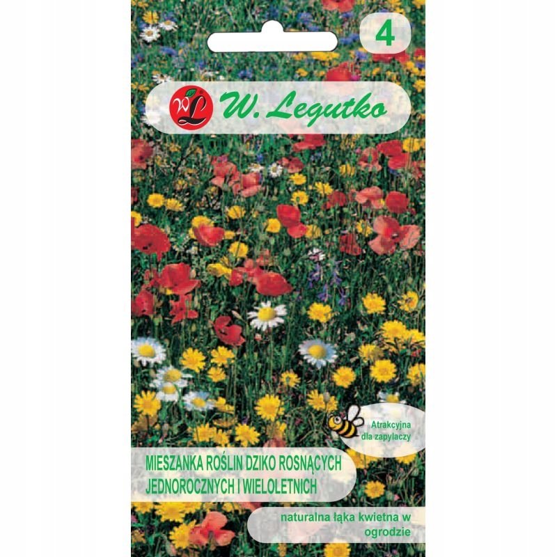 MIESZANKA ROŚLIN DZIKO ROSNĄCYCH mieszanka kolorów NASIONA rośliny ozdobne p. PL030/12/210/2920A, PL230/12/210/1440A