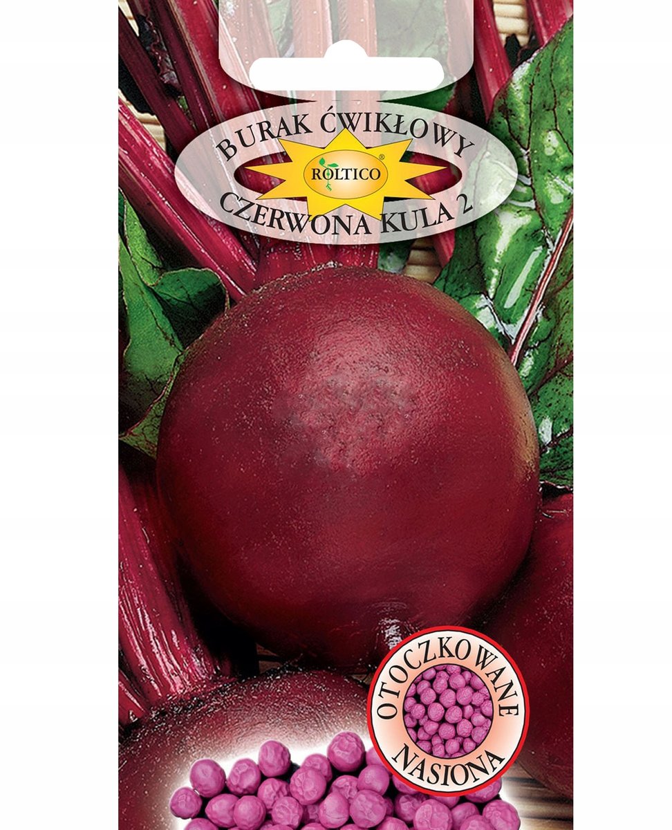 BURAK okrągły CZERWONA KULA NASIONA OTOCZKOWANE nasiona WARZYW p. DE80016220225351 ST;