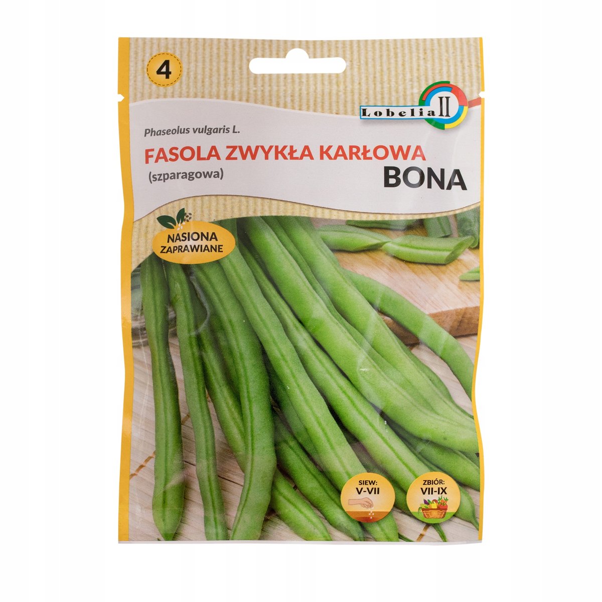 FASOLA zielona ZWYKŁA KARŁOWA BONA nasiona WARZYW FASOLI p. 0114443CIN0FN