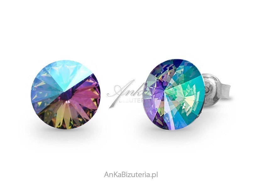 ankabizuteria.pl Kolczyki srebrne Swarovski Candy Studs w kolorze Par