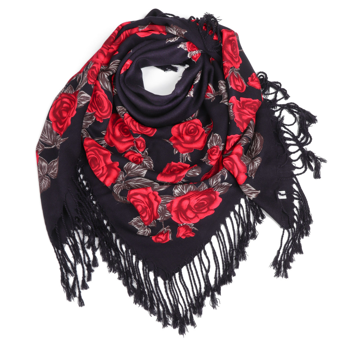 Chusta damska Bawełniana w róże FLORAL ROSE