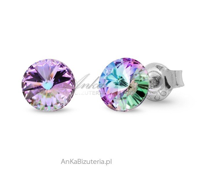 ankabizuteria.pl Kolczyki srebrne pr. 925 kryształy Candy Studs Smal