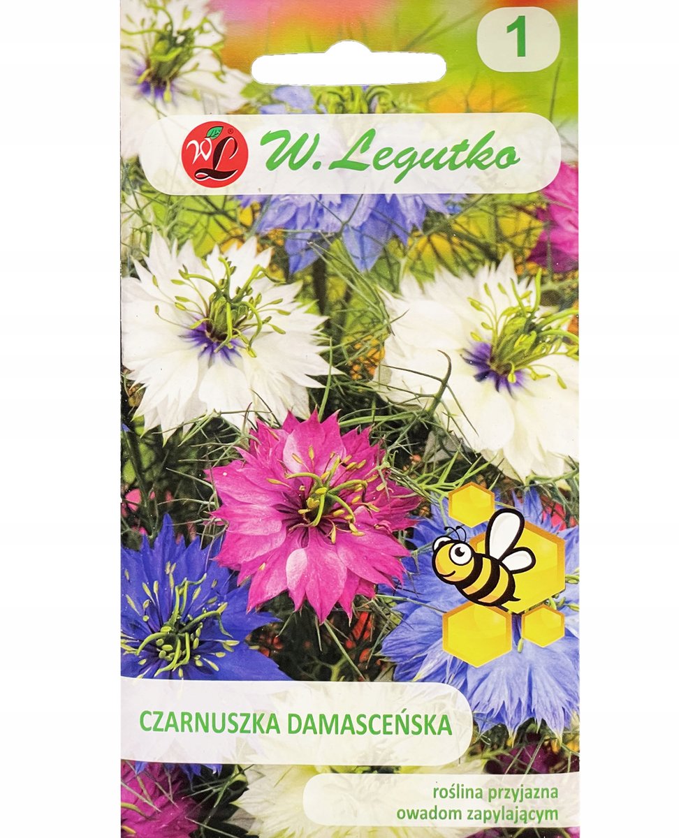 Czarnuszka damasceńska mieszanka nasiona roślin ozdobnych p. pl230/12/210/181a