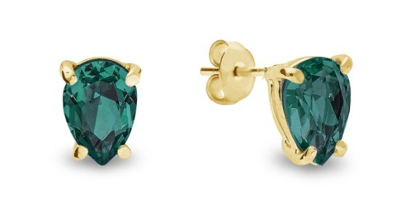 ankabizuteria.pl Kolczyki srebrne pozłacane Pariso Small