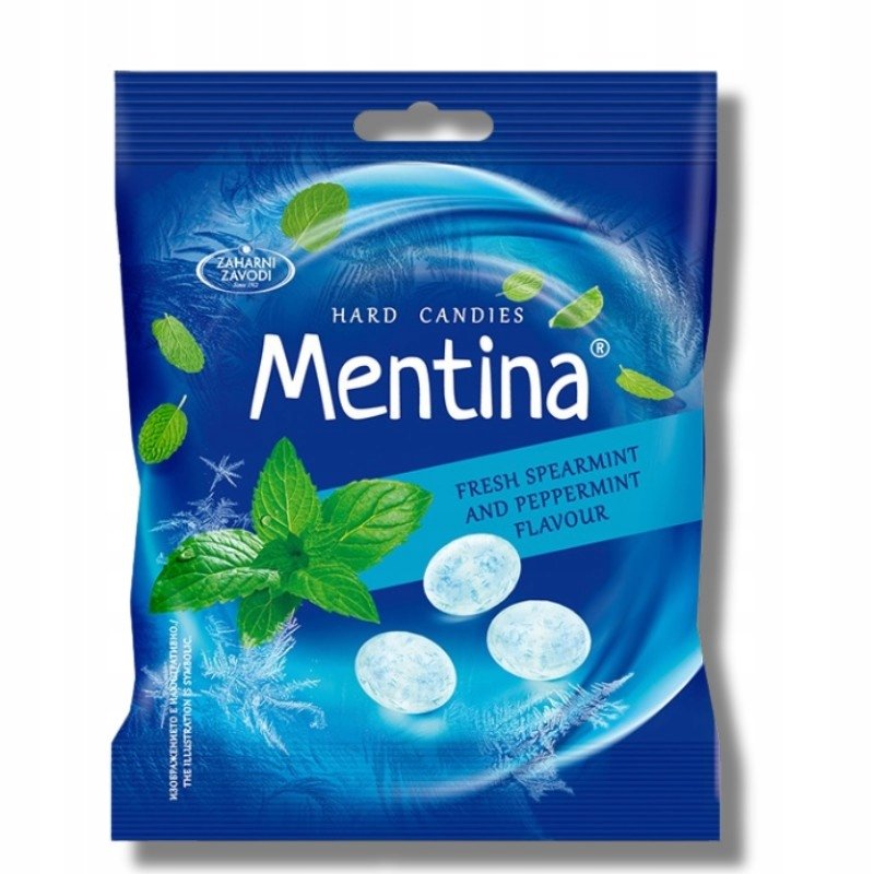 Mentina-Hard Candies Fresh Spearmint/pepermint - Bułgarskie draże miętowe