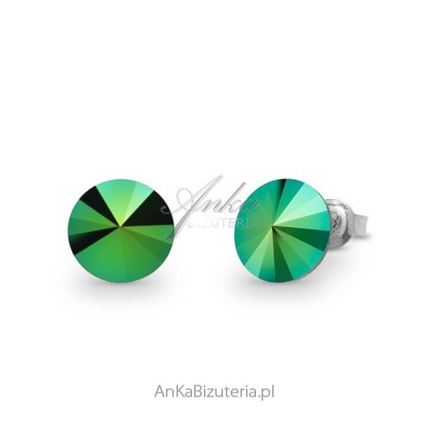 ankabizuteria.pl Kolczyki srebrne Swarovski Candy Studs w kolorze Sca