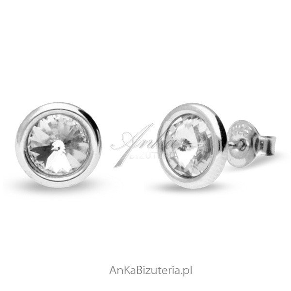 ankabizuteria.pl Kolczyki Swarovski Tiny BONBON - Crystal.