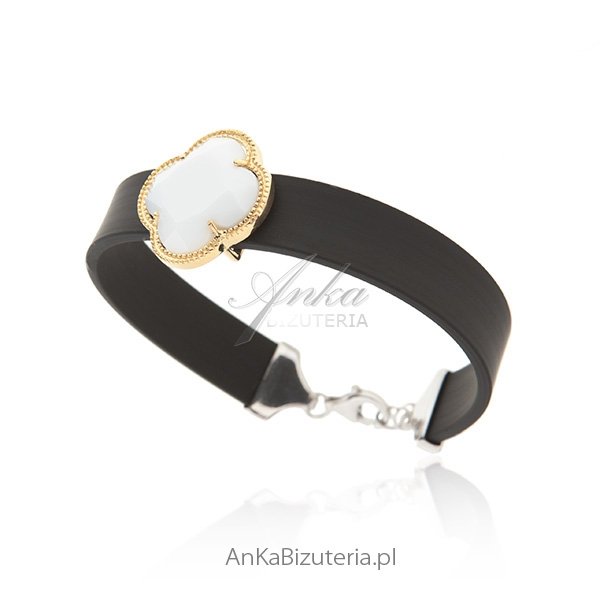 ankabizuteria.pl Bransoletka srebrna Koniczynka