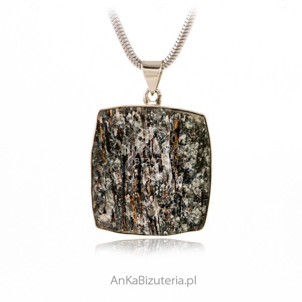 ankabizuteria.pl Zawieszka srebrna z druzą agatową kaboszon