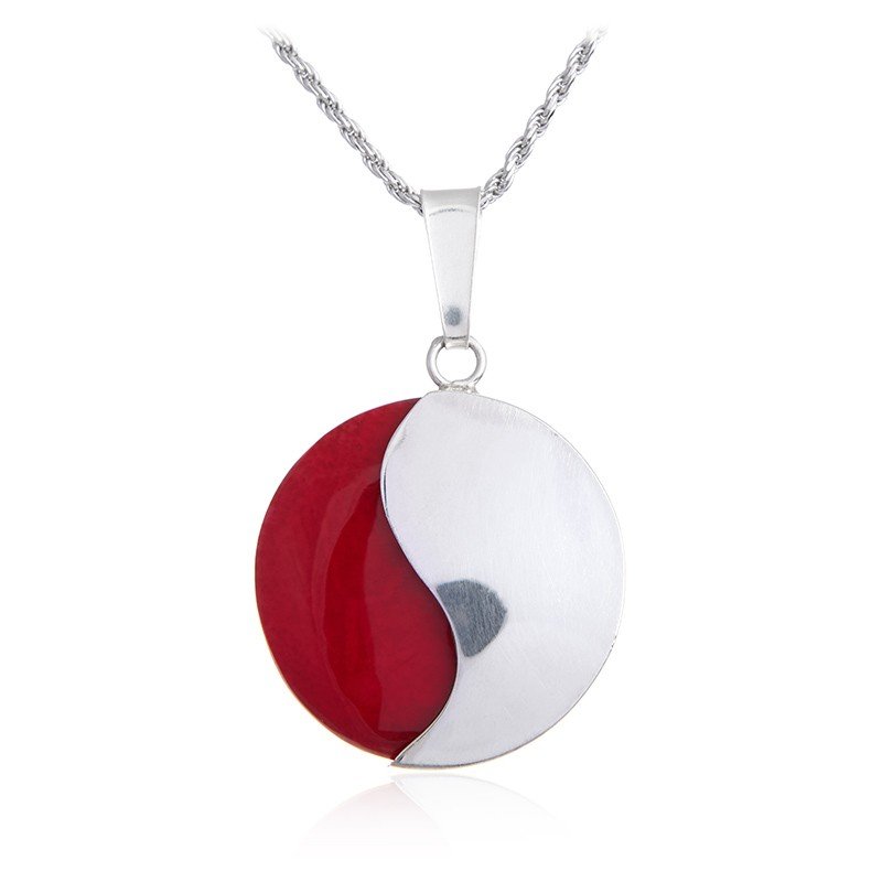 ankabizuteria.pl Srebrna zawieszka zm YING YANG