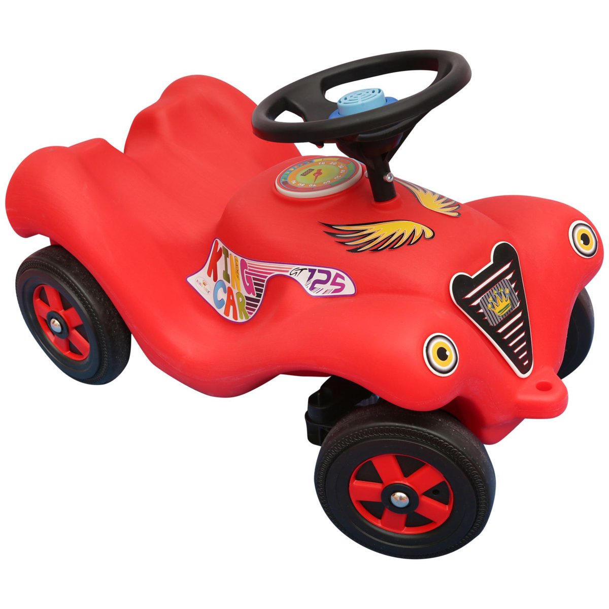 Małpiszon, jeździk King Car - czerwony