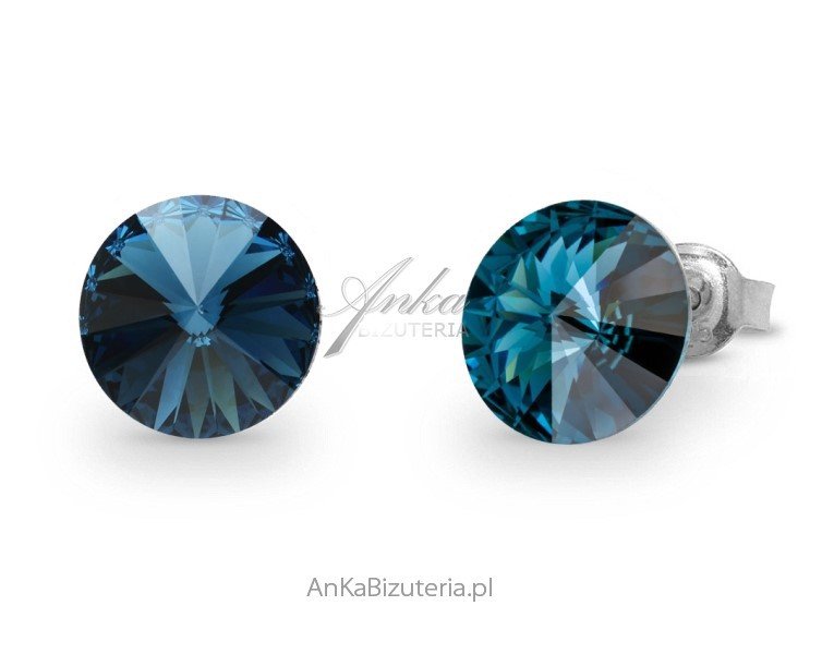 ankabizuteria.pl Kolczyki srebrne Swarovski Candy Studs w kolorze Mon