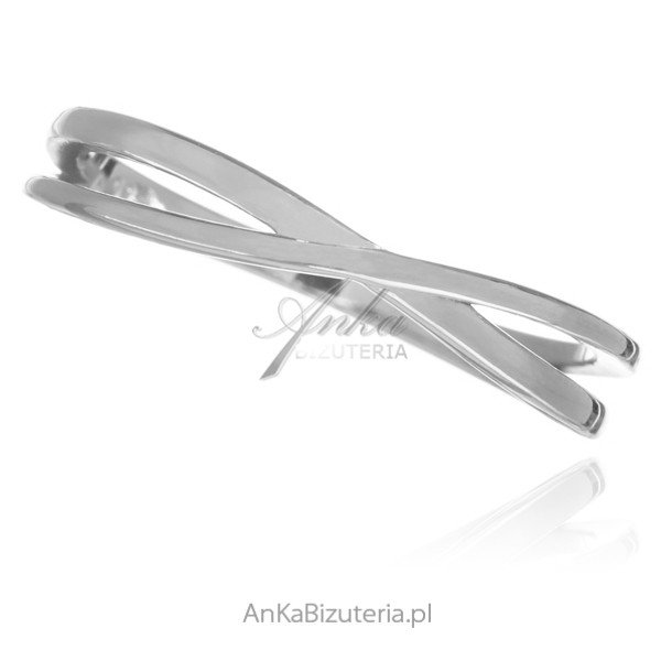 ankabizuteria.pl Subtelny pierścionek srebrny rodowany
