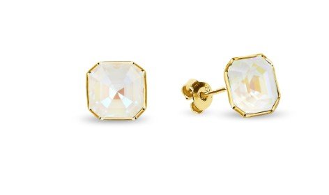 ankabizuteria.pl Kolczyki srebrne pozłacane pr. 925 Swarovski Imperia