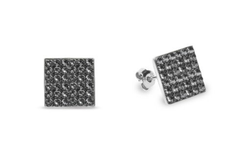 ankabizuteria.pl Kolczyki srebrne Swarovski Kingdom Studs w kolorze S