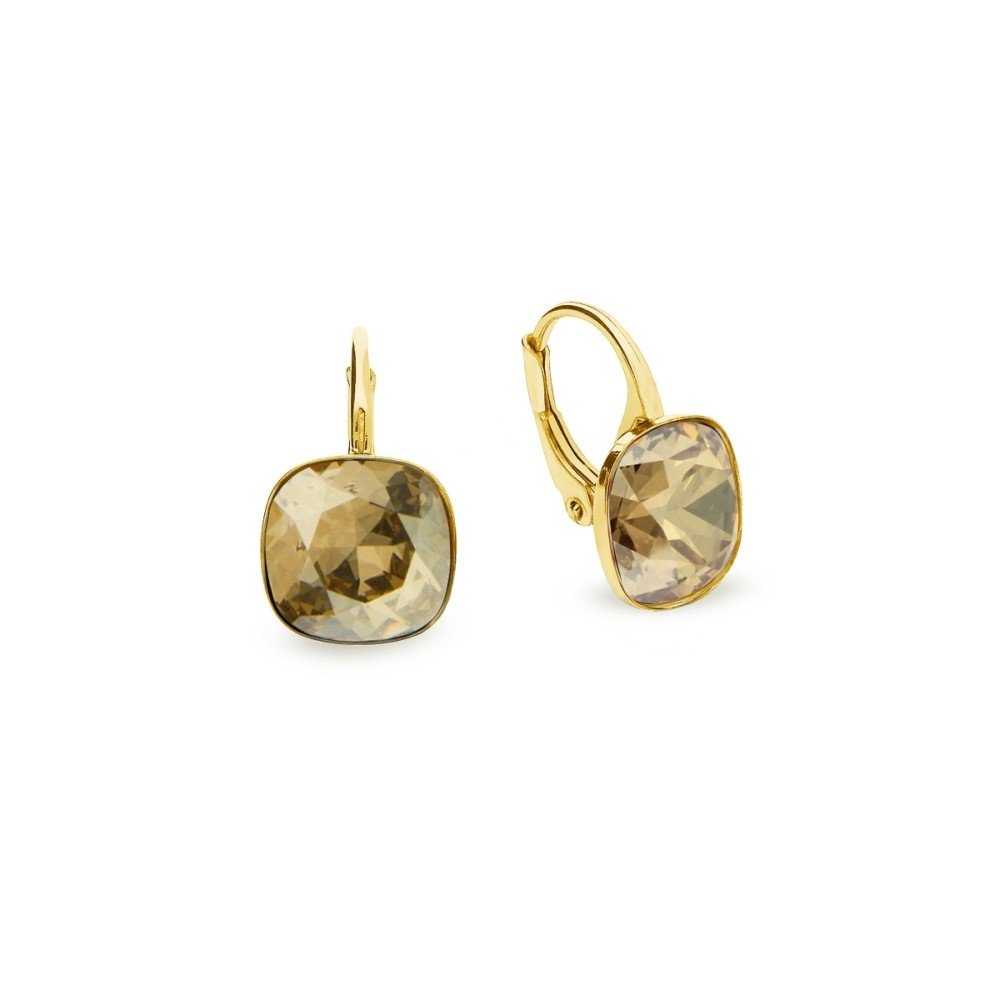 ankabizuteria.pl Kolczyki Barete Gold crystals w kolorze Golden Sha