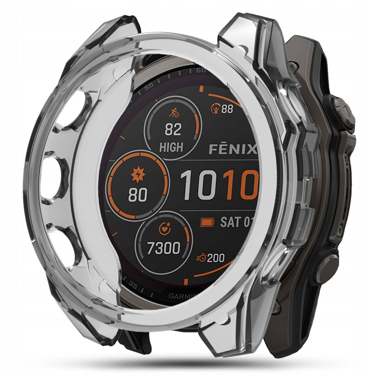 ETUI GARMIN FENIX 8 51mm - PRZEŹROCZYSTE