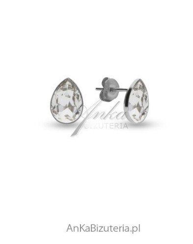 ankabizuteria.pl Kolczyki srebrne Swarovski ATESSA - Crystal