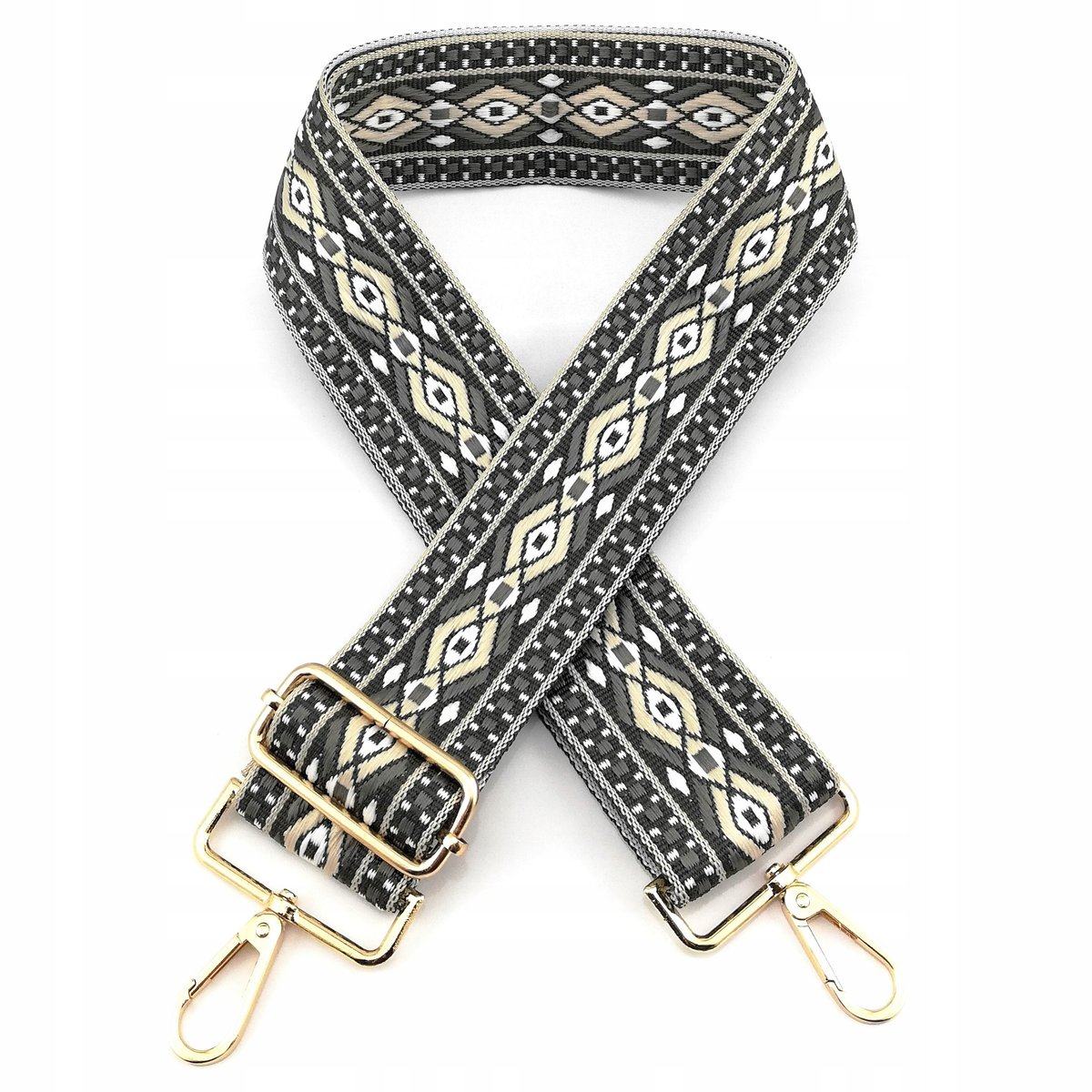 Pasek Do Torebki Torby Regulowany Szeroki Damski Długi Parciany Kolorowy