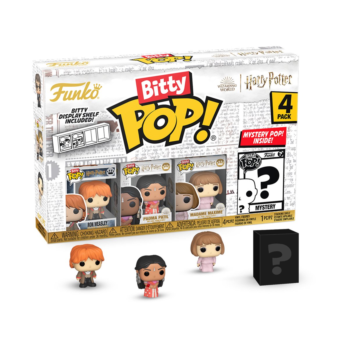 Bitty Funko POP!, figurka kolekcjonerska: HP GoF- Ron 4pk
