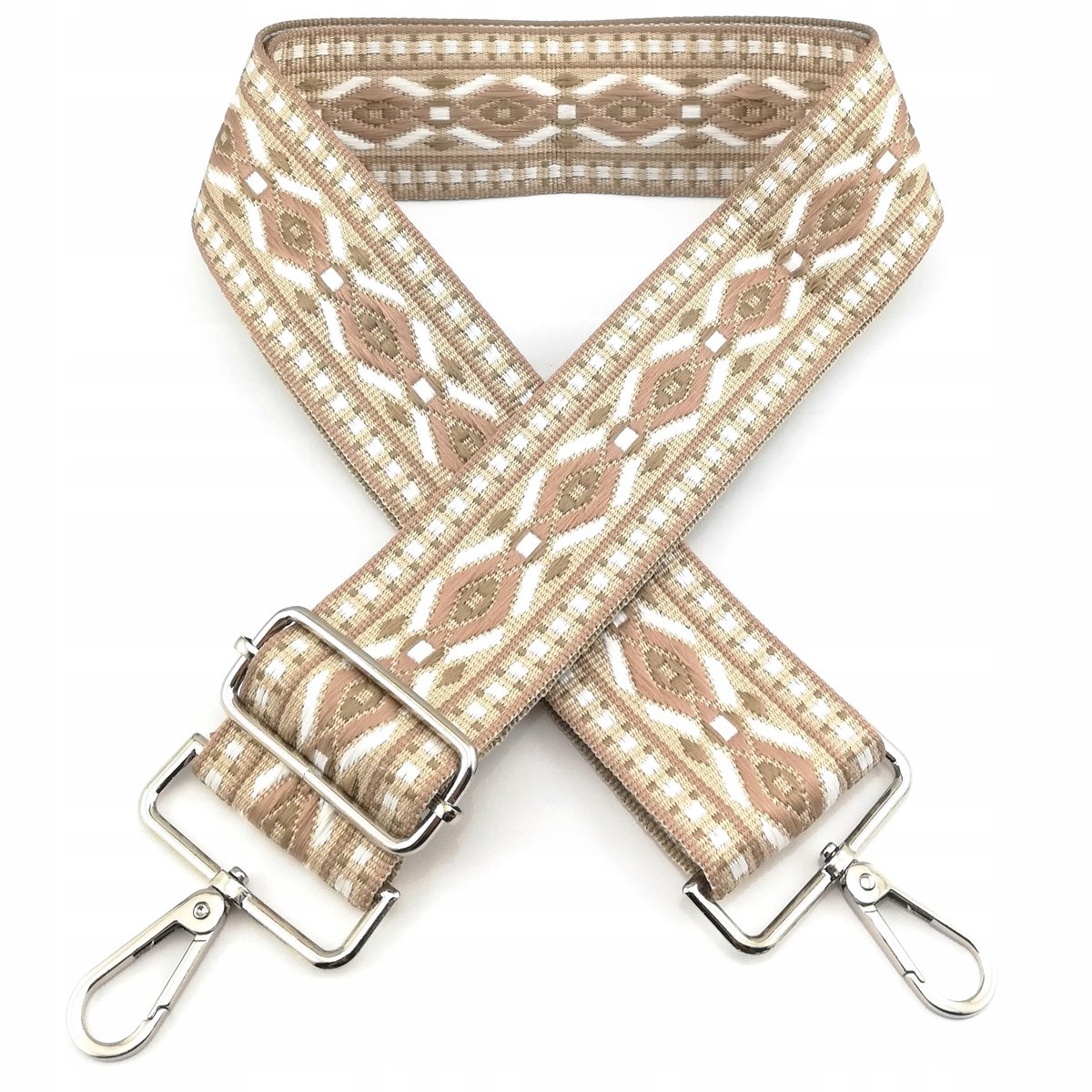 Pasek Do Torebki Torby Regulowany Szeroki Damski Długi Parciany Kolorowy