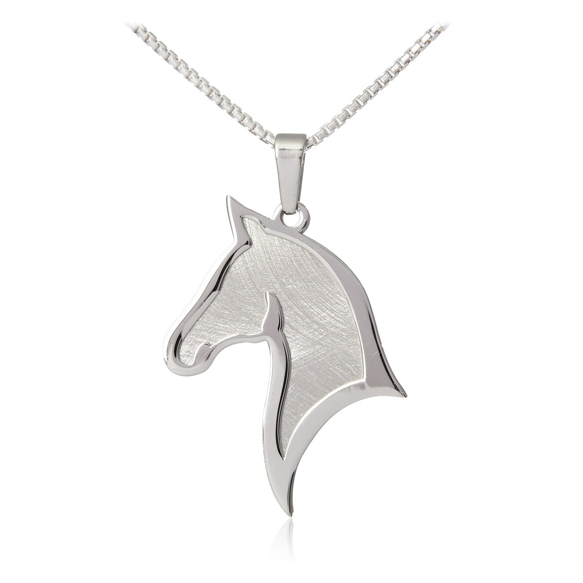 ankabizuteria.pl Zawieszka srebrna satynowana KOŃ