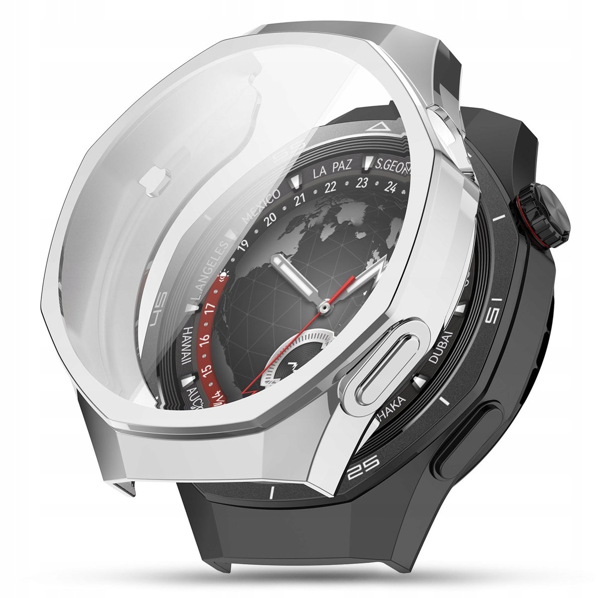 ETUI HUAWEI WATCH GT5 46mm PRO - SREBRNE