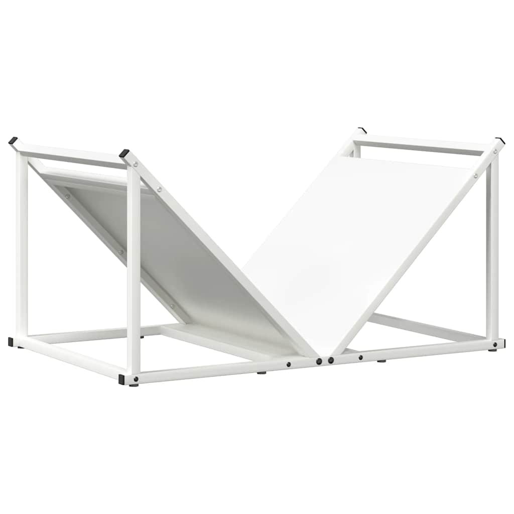 vidaXL Stojak na drewno opałowe 70x43x34,5 cm Stal walcowana na zimno