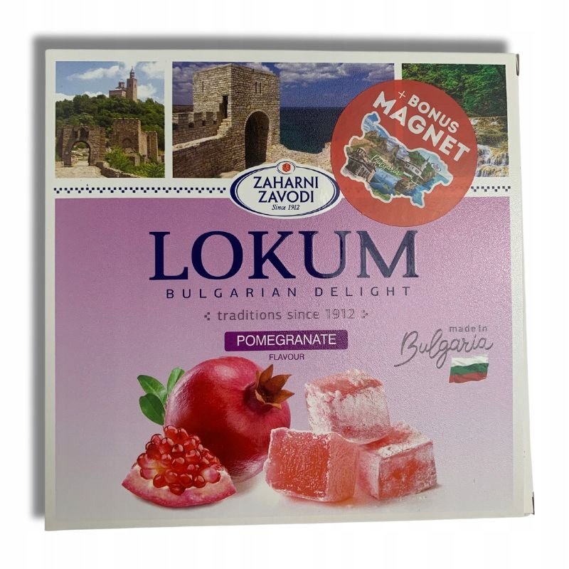Lokum - Bulgarian Delight - Bułgarska galaretka o smaku Granata
