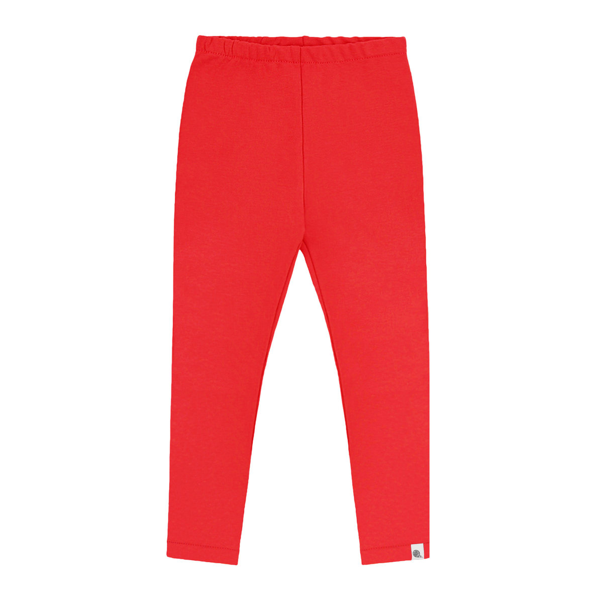 Bawełniane legginsy czerwone 134