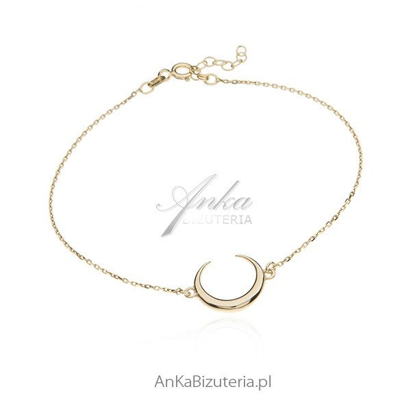 ankabizuteria.pl Bransoletka srebrna pozłacana Rock and Glamour