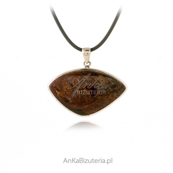 ankabizuteria.pl Zawieszka srebrna z kamieniem naturalnym MEROMUMBA T