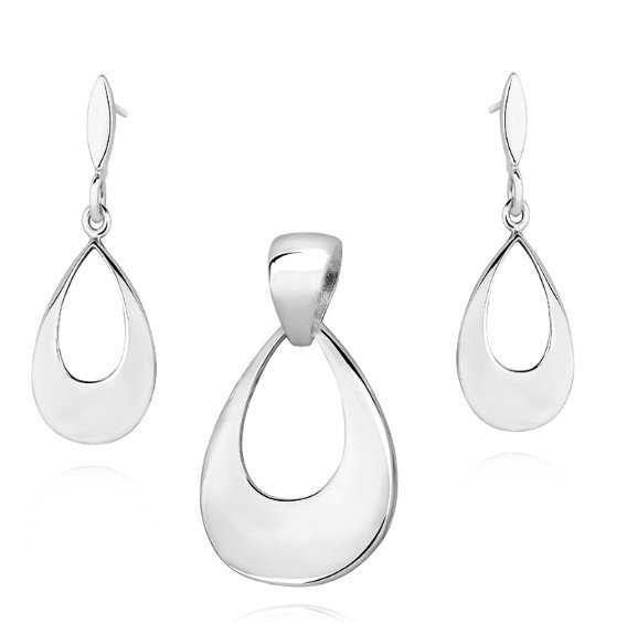 ankabizuteria.pl Klasyczny komplet biżuteria srebrna - VIVIENNE