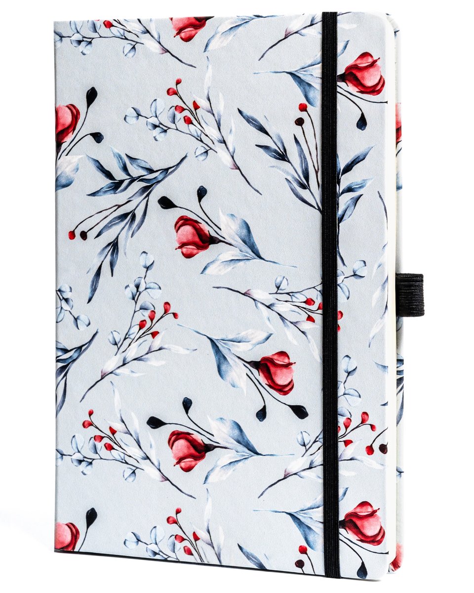 Notatnik notes A5 w kropki 100 kartek twardy z kolorowym printem PETERSON