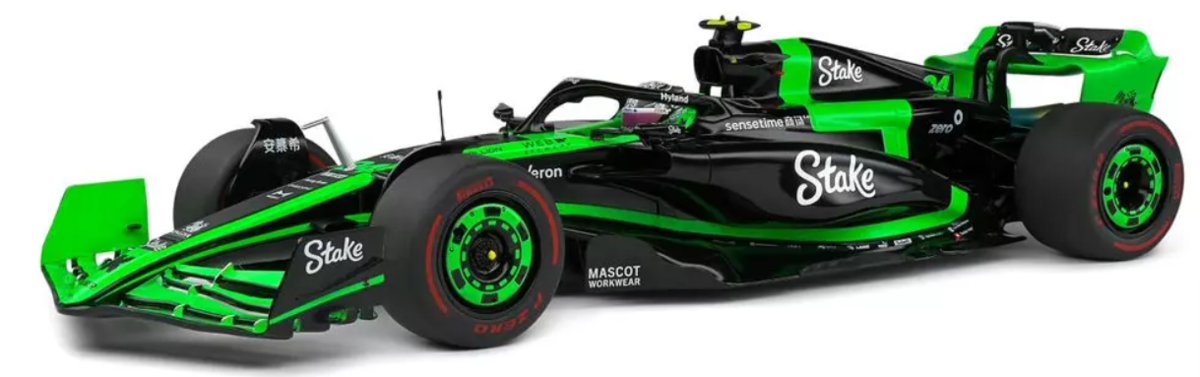 Kick Sauber F1 Team C44 Bahrain GP - 2024, black/green Solido 1:18