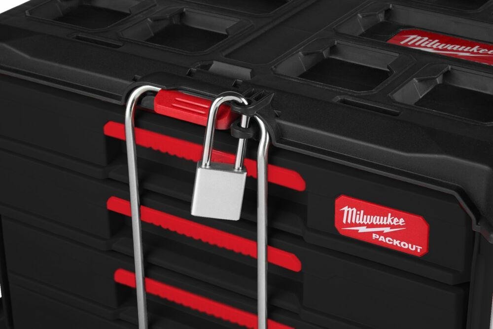 Milwaukee MILWAUKEE PACKOUT SKRZYNIA Z 4 SZUFLADAMI