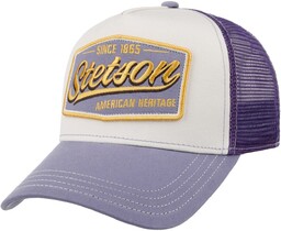 Czapka Trucker Since 1865 Vintage by Stetson, fioletowy, One Size Small