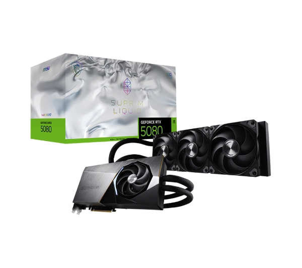 MSI GeForce RTX 5080 Suprim Liquid SOC 16GB GDDR7 256bit DLSS 4