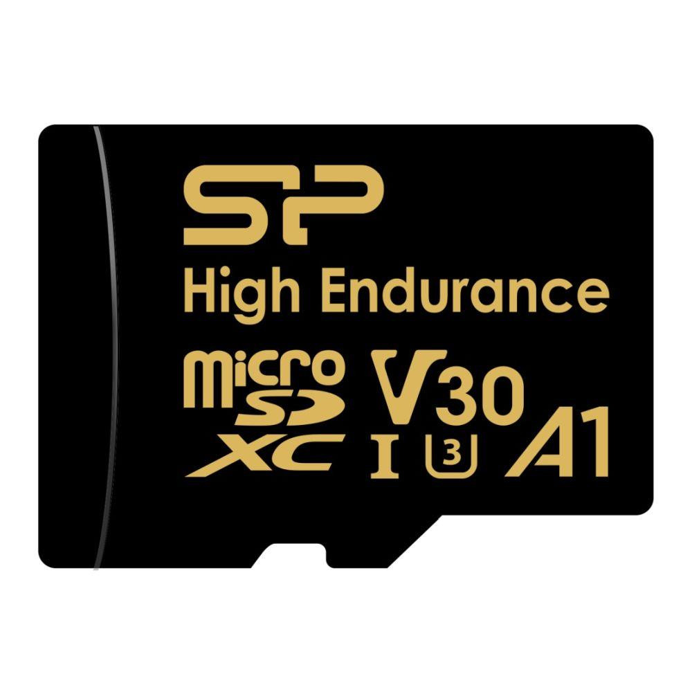Karta pamięci silicon power microsdxc high endurance golden series 64gb v30 uhs-1 u3 a1 4k uhd + adapter SP064GBSTXDV3V1HSP