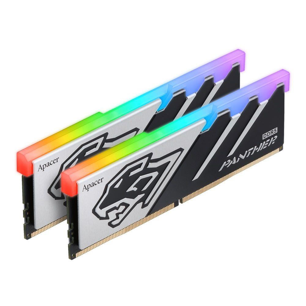 Pamięć ddr5 apacer oc panther rgb 32gb (2x16gb) 6000mhz cl40 1,35v hs AH5U32G60C6229BAA-2