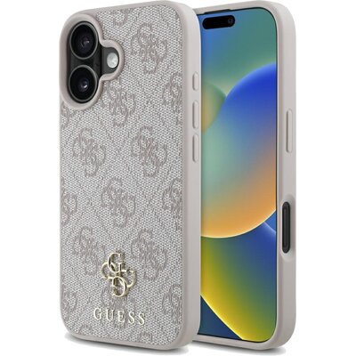 Etui GUESS 4G Small Classic MagSafe do Apple iPhone 16 Różowy