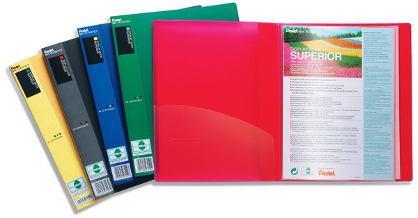 ALBUM OFERTOWY 40 KOSZULEK A4 ZIEL. SUPERIOR, PENTEL