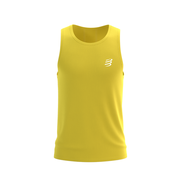COMPRESSPORT Koszulka biegowa PERFORMANCE SINGLET maize