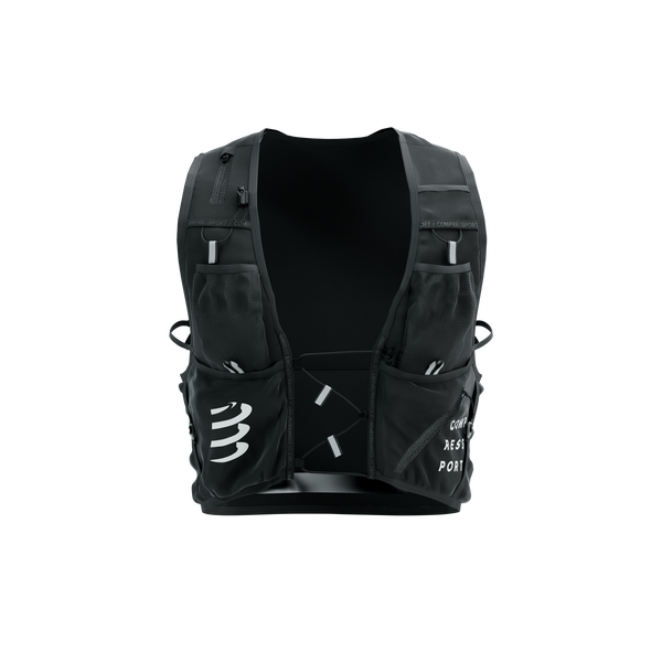 COMPRESSPORT Plecak do biegania ULTRUN S PACK EVO 10 black +2x soft flask