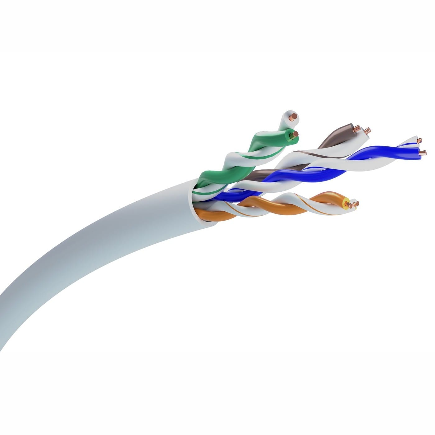 EXTRALINK CAT5E UTP (U/UTP) V2 INDOOR TWISTED PAIR 50M