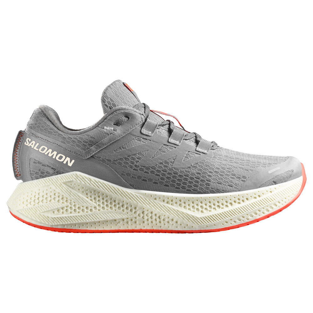 Męskie buty do biegania Salomon Aero Glide 3 Alloy/Vanilla Ice/Neon Flame UK 11